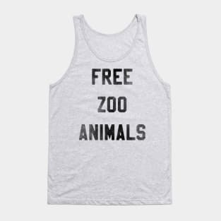 Free Zoo Animals Tank Top